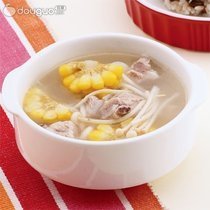 金针菇炖红枣白萝卜排骨汤功效排骨图片
