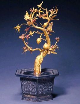 清金桃树延年益寿盆景