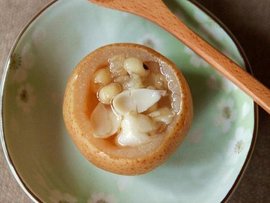 川贝百合雪梨盅