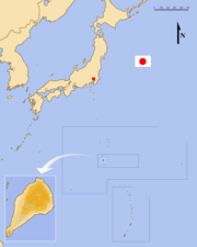 硫磺岛的地图位置