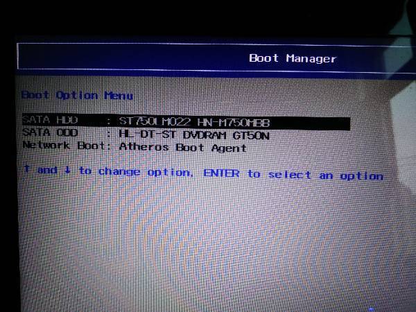 联想笔记本电脑Y480,开机后进去选择启动模式
