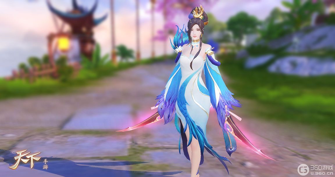 《天下》手游“迦罗泽月”时装鉴赏开课啦！