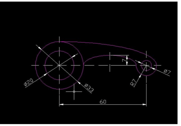 CAD图纸,下图2条圆弧该怎么画,求解求解啊啊