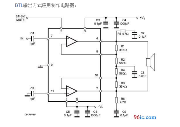 tda7265功放电路图_360问答
