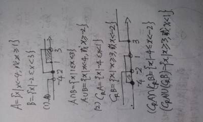 交集并集求解 最好附数轴图_360问答