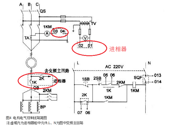 高压电机水阻柜与进相器之间怎么连线_360问