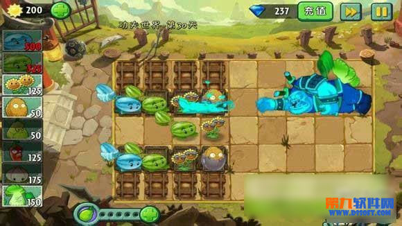 植物大战僵尸2功夫世界第30天如何打败僵王_360问答