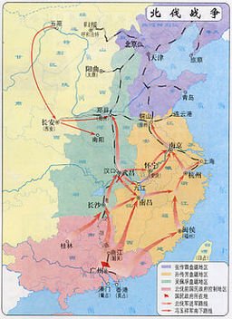 桓温北伐地图图片