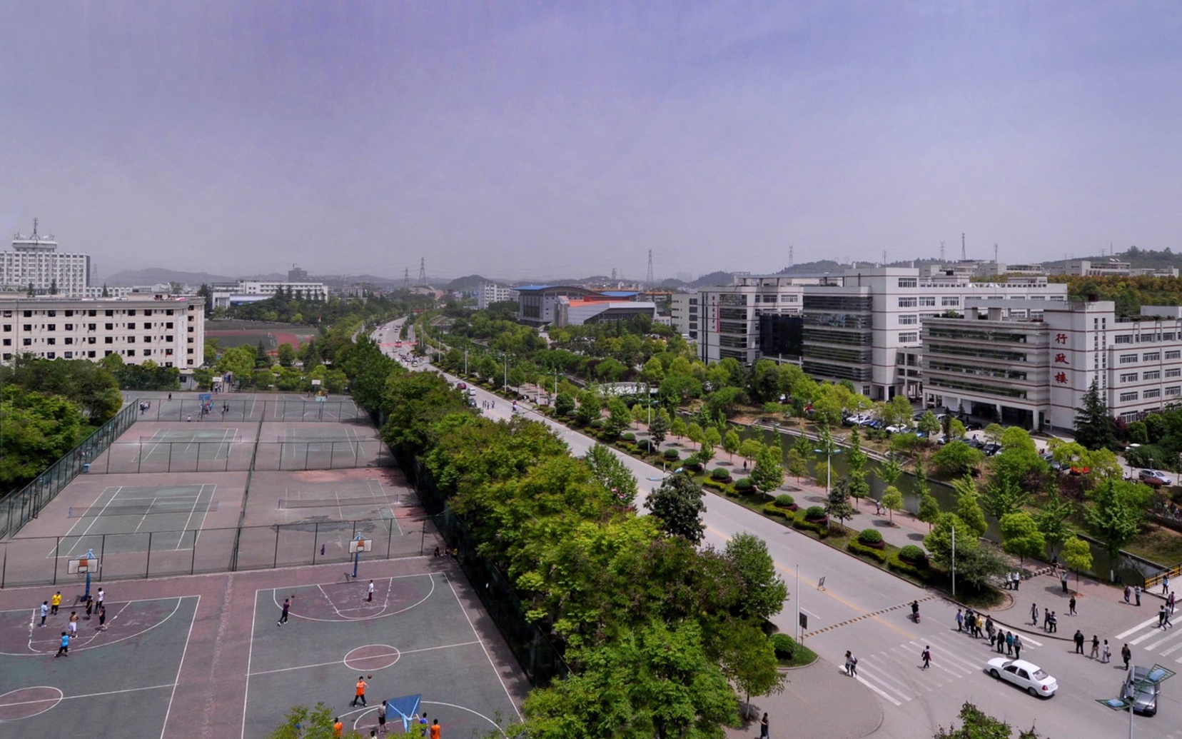 重庆三峡学院俯瞰图图片