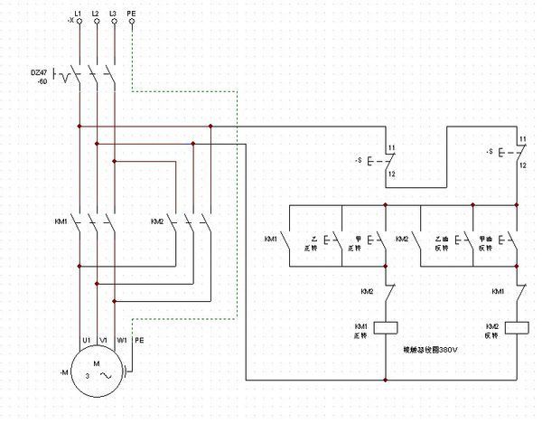 三相電機正反轉連續可逆控制_電路基礎_教學視頻大全